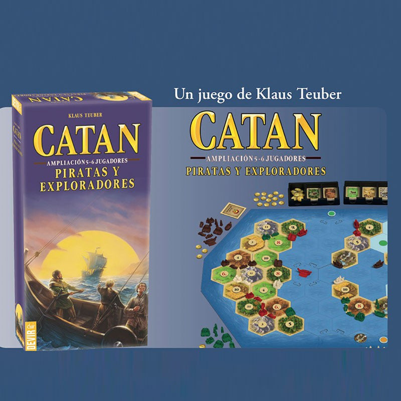 Catan: Piratas y Exploradores: Expansión 5 y 6 Jugadores